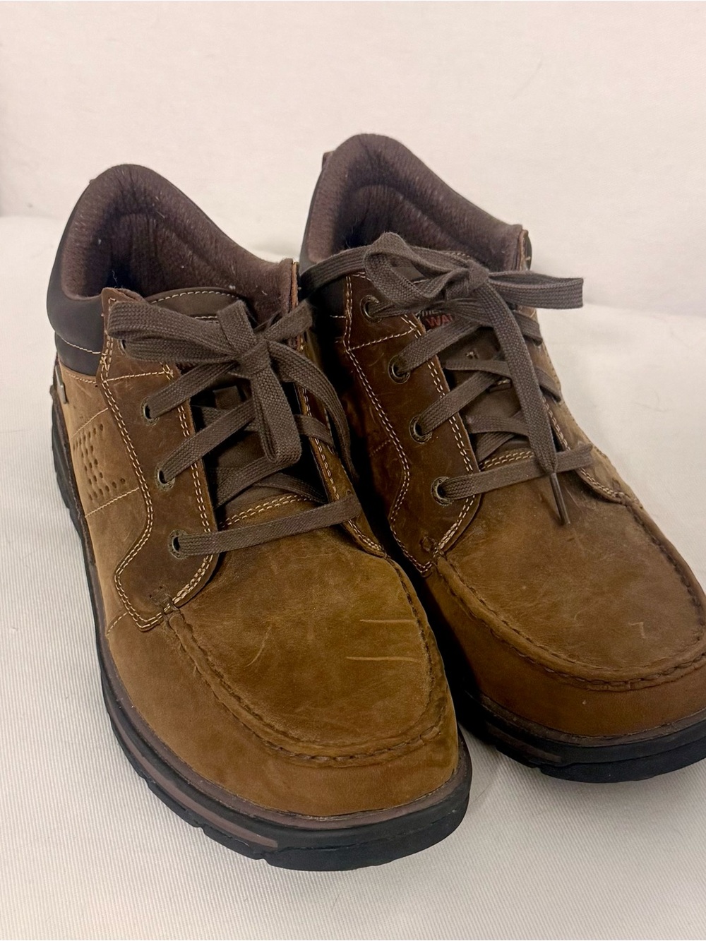 Skechers Relaxed Fit Segment Melego Waterproof Boot Men's Sz 10.5 Brown Chukka